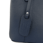 Дамска чанта от естествена кожа Elisa  - тъмно синя 
