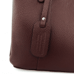 Дамска чанта от естествена кожа Elisa  - светло кафява 