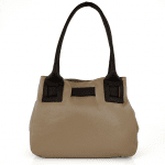 Дамска чанта от естествена кожа Aldina - светло кафяво