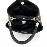 Дамска чанта от естествена кожа Ariana - черна 