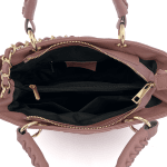 Дамска чанта от естествена кожа Francesca - фуксия