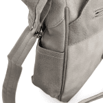 Удобна чанта за през рамо с много джобчета - бежова