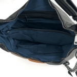 Удобна и практична дамска чанта - синя 