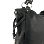 Голяма дамска чанта тип торба - светло кафяво/бежово