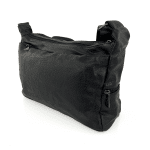 Чанта за през рамо с 2 големи отделения и много джобове - черна 