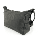 Чанта за през рамо с 2 големи отделения и много джобове - тъмно сива