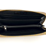 Дамско портмоне от естесвена кожа - светло кафяво