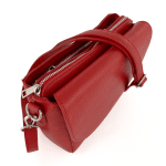 Чанта за през рамо от естествена кожа Milana - бежова