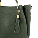 Дамска  чанта от естествена кожа Chloe - светло кафява  