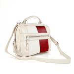 Модерна дамска чанта - Diana & Co - бяла 