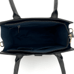 КОМПЛЕКТ - Голяма и малка дамска чанта + портмоне - светло син 