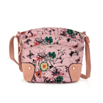 Чанта за през рамо с принт на цветя Formina - бежова 