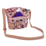 Чанта за през рамо с принт на цветя Formina - розова 