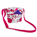 Чанта за през рамо с принт на цветя Formina - светло кафява  