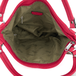 Голяма дамска чанта тип торба - светло кафява 