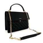 Diana & Co - Луксозна дамска чанта - черна
