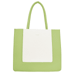 Diana & Co - Голяма дамска чанта - зелено/бяло