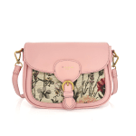 David Jones - Чанта за през рамо с принт на цветя - розова  