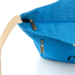 Голяма плажна чанта - светло синя