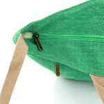 Голяма плажна чанта - зелена