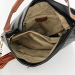 Удобна чанта тип торба с много джобове - бордо