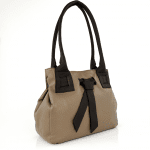 Дамска чанта от естествена кожа Aldina - черна