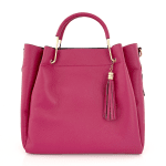 Дамска  чанта от естествена кожа Chloe - червена