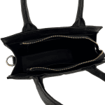 Дамска чанта от естествена кожа Renata - черна 