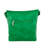 Цветна чанта за през рамо с много джобчета - бежова
