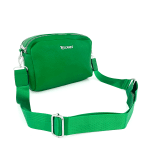 Дамска чантичка за през рамо + подарък портмоне - зелена