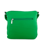 Чанта за през рамо с 2 големи отделения - зелена