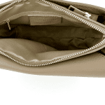 Чанта за през рамо от естествена кожа Milana - керемидено кафява