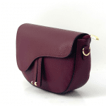 Чанта за през рамо от естествена кожа Amara - светло кафява 
