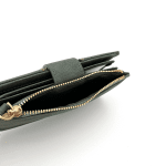 Дамско портмоне със змийски детайл - керемидено кафяво