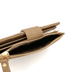 Дамско портмоне със змийски детайл - тюркоаз