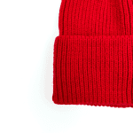 Топла зимна шапка - червена 