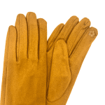 Дамски меки ръкавици - оранжеви