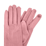 Дамски меки ръкавици - горчица