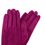 Дамски меки ръкавици - тъмно сиви