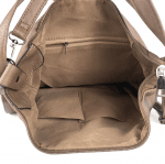 2 в 1 - Голяма чанта и раница - керемидено кафява