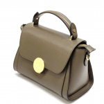 Луксозна чанта от естествена кожа Belissima - кафява
