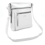 Дамска чанта за през рамо - бяла