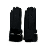Diana & Co - Дамски меки ръкавици - тъмно сини