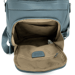 2 в 1 - Раница и чанта със секретно закопчаване - сива