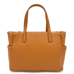 Чанта от естествена кожа Marbelia - бежова 