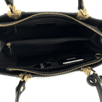 Дамска  чанта от естествена кожа - Alika - сива 