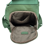 2 в 1 - Водоустойчива раница и чанта със секретно закопчаване - зелена