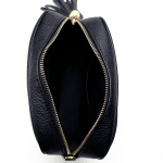 Чанта за през рамо от естествена кожа Bria - бордо 