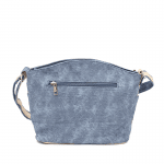 Чанта за през рамо с много джобчета - синя