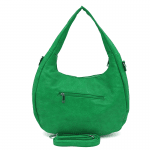 Дамска чанта тип торба - зелена 